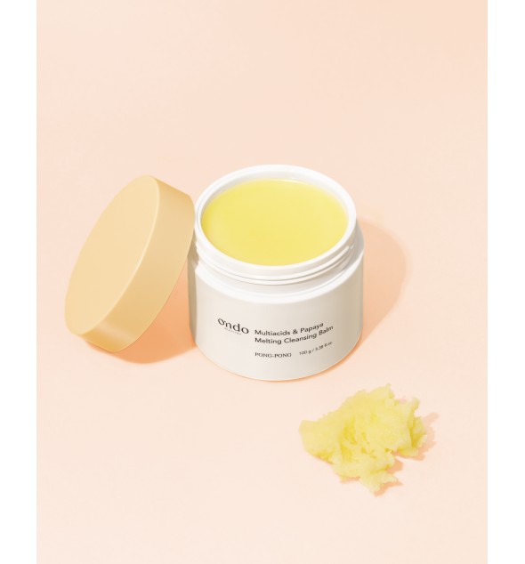 Čistiaci a odličovací balzam na tvár Ondo Beauty Multiacids & Papaya Cleansing Balm 100 ml
