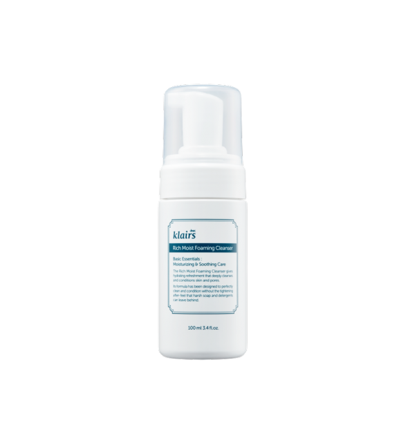 Penový čistiaci gél na tvár Klairs Rich Moist Foaming Cleanser 100 ml